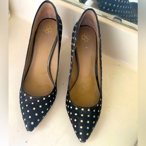 Banana Republic polka dot fur size 10